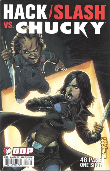 Hack/Slash vs Chucky issue 1-B Tone Rodriguez Cover