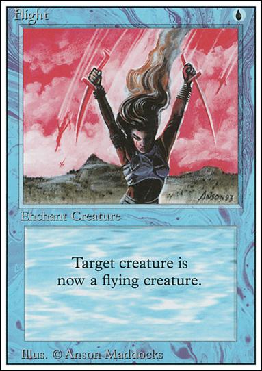 Magic the Gathering: Revised (Base Set) card 59 Flight