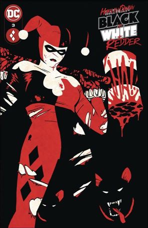 Harley Quinn: Black + White + Redder issue 3 Cliff Chiang Cover