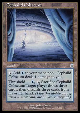 Magic the Gathering: Odyssey (Base Set) card 317 Cephalid Coliseum