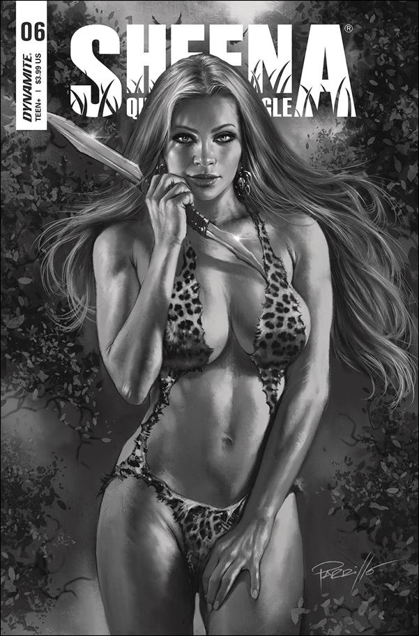 Sheena: Queen of the Jungle (2021) issue 6-L Lucio Parrillo 1:25 Black & White Cover