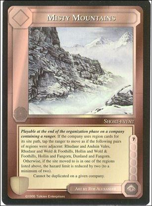 Middle-Earth: The Wizards (Base Set) card 288 Misty Mountains