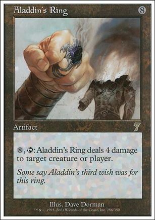 Magic the Gathering: 7th Edition (Base Set) card 286 Aladdin's Ring