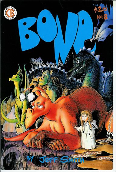 Bone (1991) issue 8 Blue Logo (1st Printing)