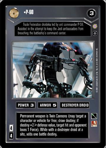 Star Wars: Coruscant Limited (Base Set) card 12 P-60