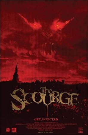 Scourge issue 0-F San Diego Comic-Con Movie Poster Cover 1/250