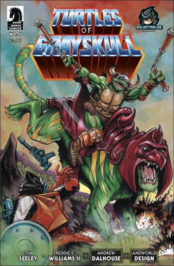 Masters of the Universe / Teenage Mutant Ninja Turtles: Turtles of Grayskull issue 1-D Retailer Exclusive Mike Rooth Connecting Cover