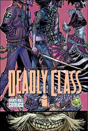 Deadly Class issue 1-C Eric Canete Beach Ball Comics Cover