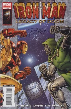 Iron Man: Legacy of Doom issue 1-C Dynamic Forces (signed by Ron Lim) 1/25