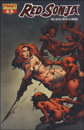 Red Sonja (2005) issue 5-F DF Mel Rubi Fiery Red Foil Edition 1/600