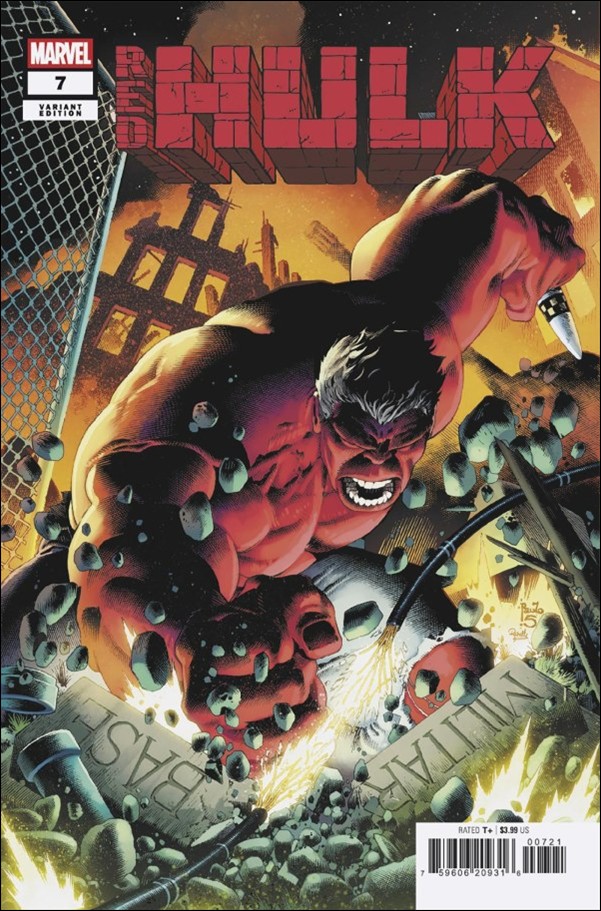 Red Hulk (2025) issue 7-B Paulo Siqueira Cover