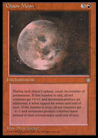 Magic the Gathering: Ice Age (Base Set) card 179 Chaos Moon