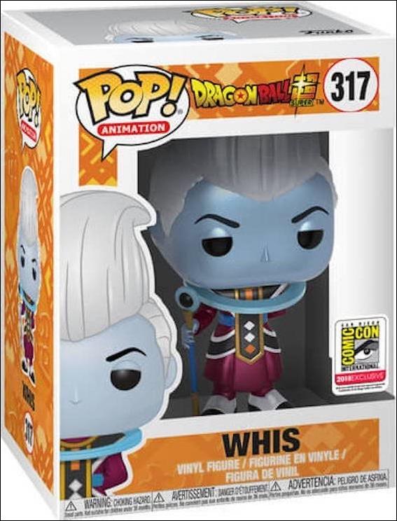 POP! Animation figure 317-B Whis (Metallic) SDCC 2018