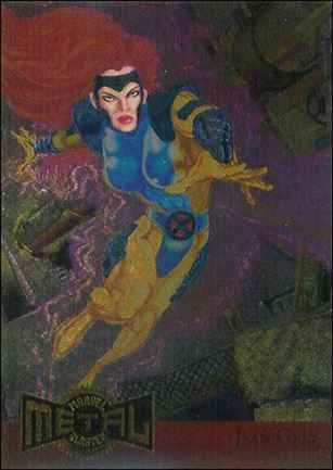 Marvel Metal (Metal Blasters Subset) card 8 Jean Grey