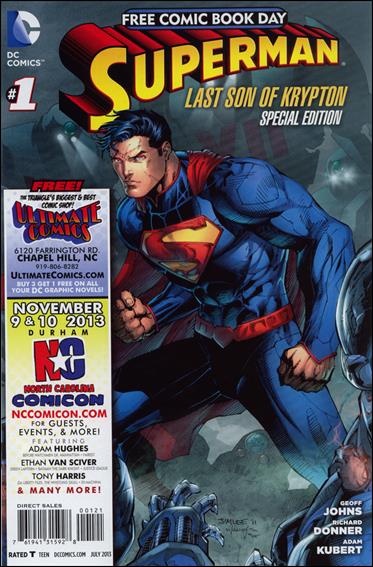 Superman: The Last Son of Krypton FCBD Special Edition issue 1-U Ultimate Comics Cover