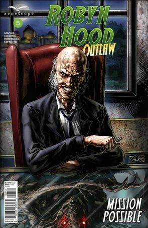 Robyn Hood: Outlaw issue 5-D Caanan White Cover