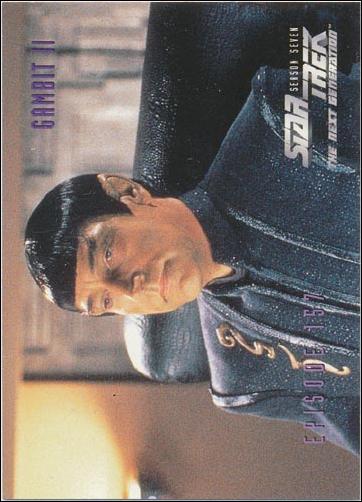 Star Trek: The Next Generation - The Episode Collection Season Seven (Base Set) card 660 Gambit II, Episode 157-C
