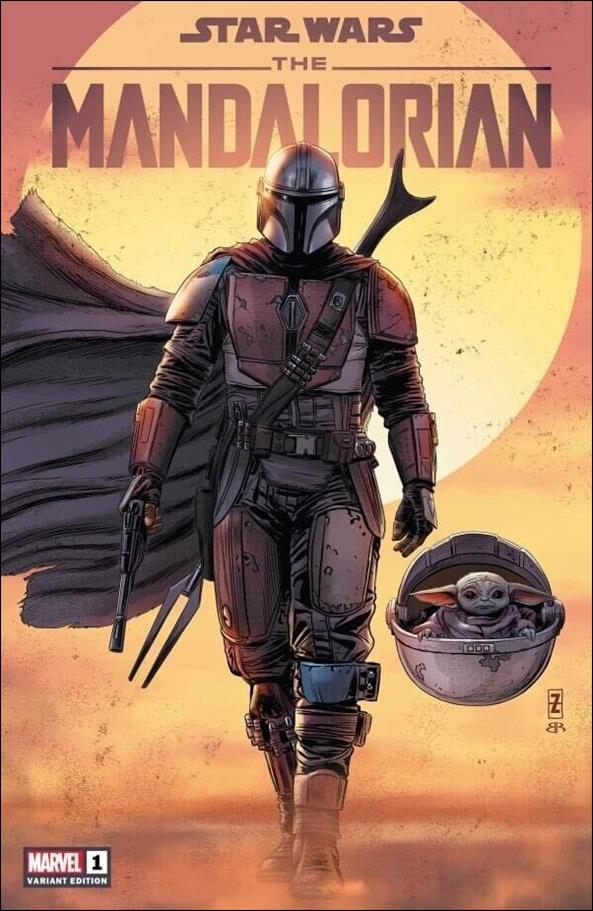 Star Wars: The Mandalorian issue 1-K Patrick Zircher Exclusive Trade Dress Cover
