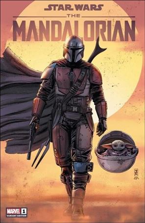 Star Wars: The Mandalorian issue 1-K Patrick Zircher Exclusive Trade Dress Cover