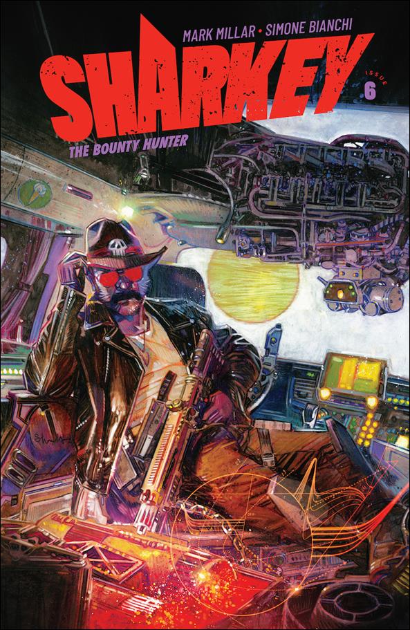 Sharkey the Bounty Hunter issue 6-C Tommy Lee Edwards Cover