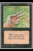Magic the Gathering: 4th Edition (Base Set) card 130 Deathgrip