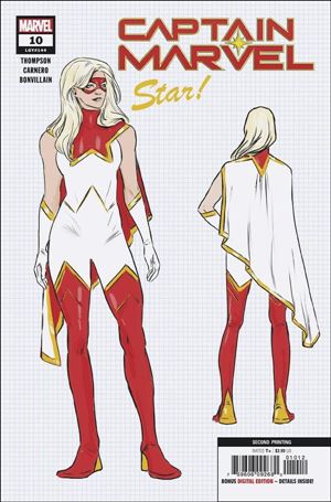 Captain Marvel (2019) issue 10-B Design Cover (2nd Printing)