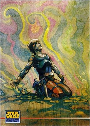Star Wars Galaxy: Series 3 (Promo) card P4 Luke Skywalker (Kneeling)