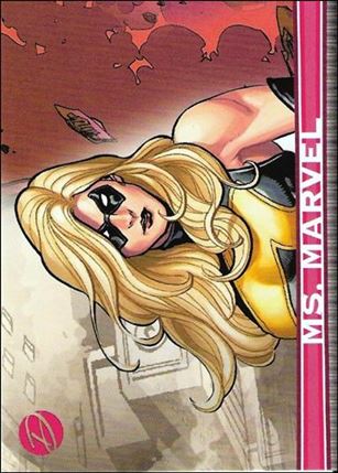 Marvel Dangerous Divas (Base Set) card 8 Ms. Marvel
