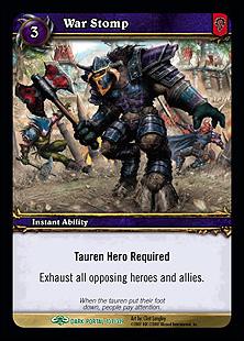 World of Warcraft: Through the Dark Portal (Base Set) card 137 War Stomp