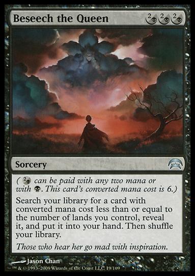 Magic the Gathering: Planechase (Base Set) card 19 Beseech the Queen