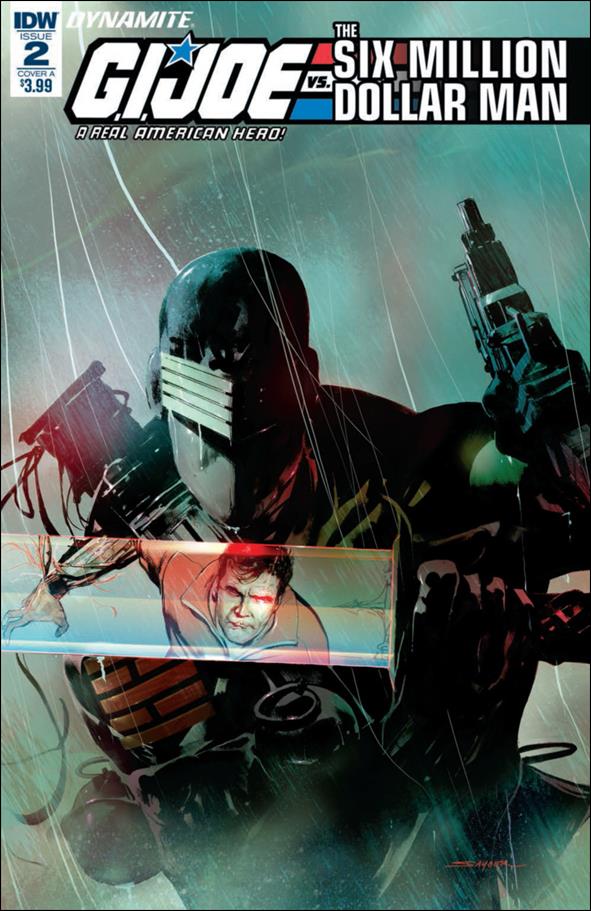 G.I. Joe: A Real American Hero vs The Six Million Dollar Man issue 2 Stuart Sayger Cover