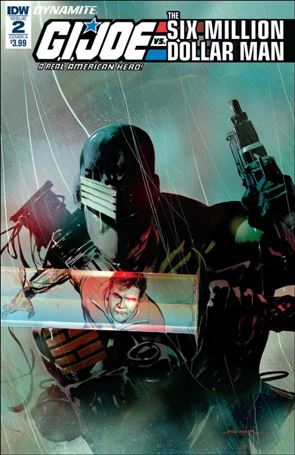 G.I. Joe: A Real American Hero vs The Six Million Dollar Man issue 2 Stuart Sayger Cover