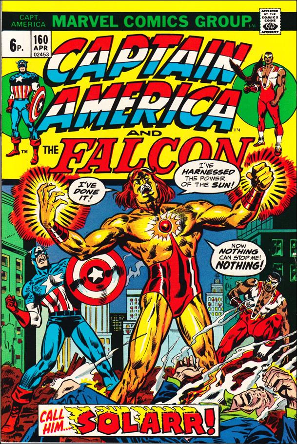 Captain America (1968) issue 160-B UK Price Cover