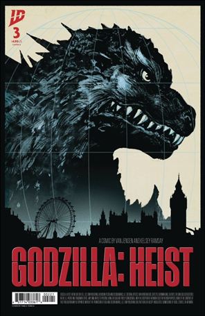 Godzilla: Heist issue 3-B Pablo Tunica Cover