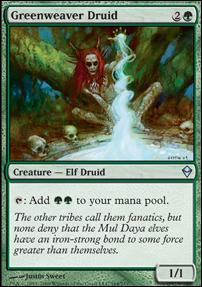 Magic The Gathering: Zendikar (Base Set) card 164 Greenweaver Druid