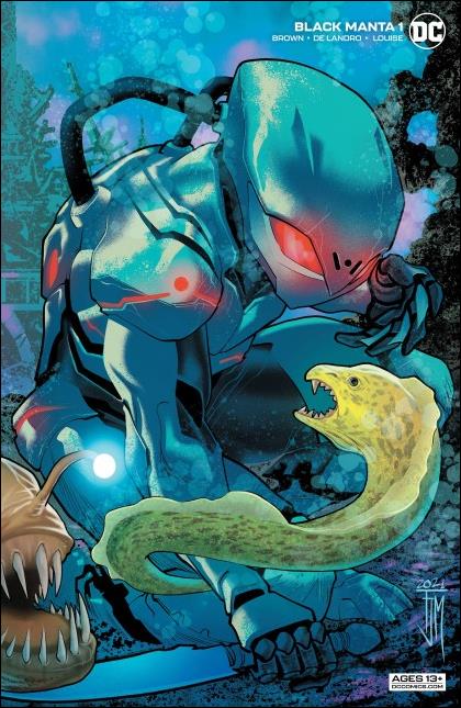 Black Manta issue 1-C Francis Manapul 1:25 Cardstock Cover