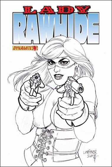 Lady Rawhide (2013) issue 4-B Subscription Sketch Cover