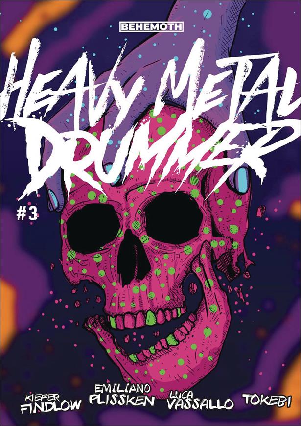 Heavy Metal Drummer issue 3-B Skull Cover
