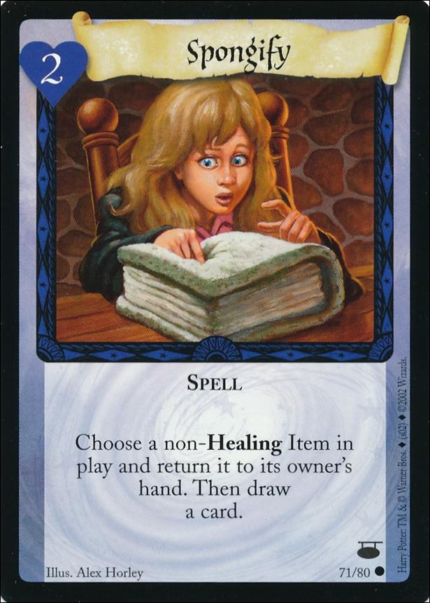 Harry Potter: Diagon Alley (Base Set) card 71 Spongify
