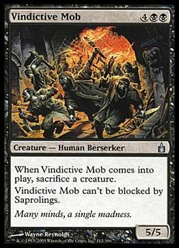 Magic the Gathering: Ravnica (Base Set)  card 112 Vindictive Mob