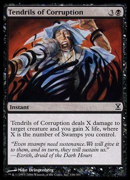 Magic the Gathering: Time Spiral (Base Set) card 136 Tendrils of Corruption