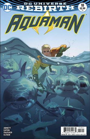 Aquaman (2016) issue 18-B Joshua Middleton Cover