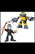 Teenage Mutant Ninja Turtles: Half-Shell Heroes figure 5-B Casey Jones & Metalhead (Loose)