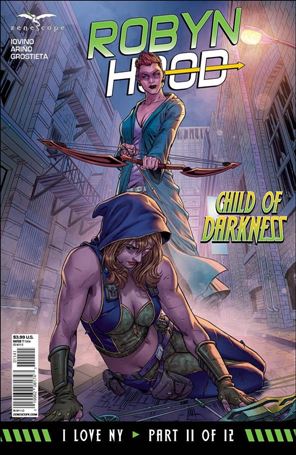 Robyn Hood: I Love NY issue 11-D Abhishek Malsuni Cover