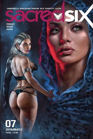 Sacred Six issue 7 Lucio Parrillo Cover