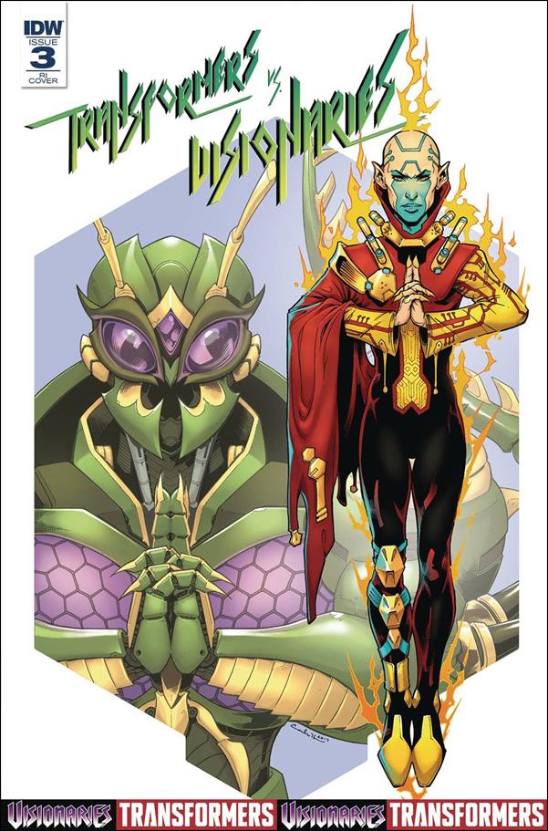 Transformers vs The Visionaries issue 3-C Brendan Cahill 1:10 Cover