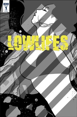 Lowlifes issue 1-C Brian Buccellato 1:15 Black & White Cover