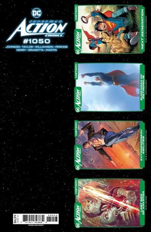 Action Comics (1938) issue 1050-T Team Trading Card Cardstock Cover