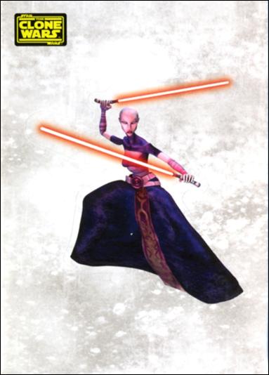 Star Wars: The Clone Wars Trading Card Stickers (Base Set) card 5 Asajj Ventress