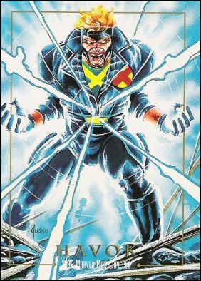 1992 Marvel Masterpieces (Base Set) card 35 Havok